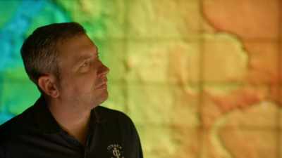 Now, archaeologists
Tom Garrison and Francisco - Lost Treasures of the Maya