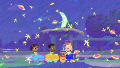 Now arriving at Moon Station. - CoComelon Lane