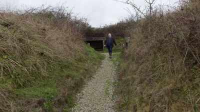 Now, at the time of finding
the site, - Secret Nazi Ruins