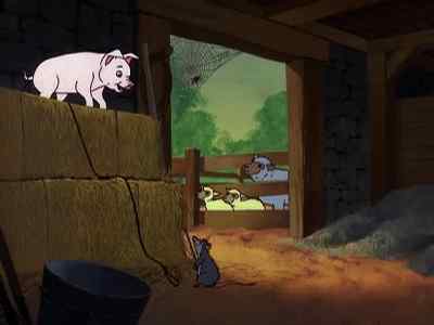 Now attach the other end
up there to that rafter. - Charlotte's Web