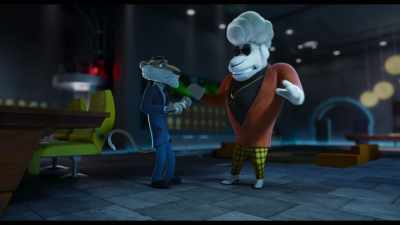 Now, be a good kitty cat,
get back down there, - Rock Dog 2: Rock Around the Park