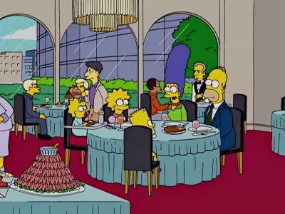 Now, before we eat, - The Simpsons