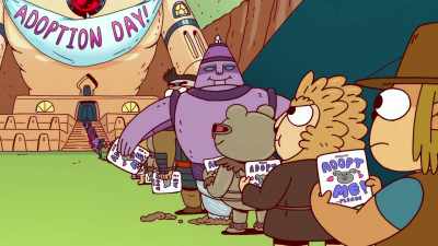Now, to blend in
with these ordinary
pet enthusiasts. - ThunderCats Roar