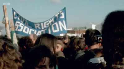 Now, can you please move back
behind the civil rights banner? - Once Upon a Time in Northern Ireland