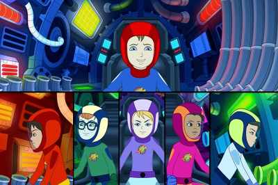 Now we can write down messages
and send them back and forth. - The Magic School Bus Rides Again