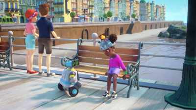 Now, come help me test out
my animal translation app. - LEGO Friends: Girls on a Mission