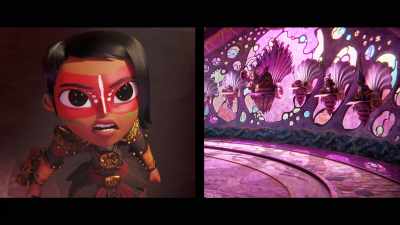 Now, come with me
to destroy the Divine Gate - Maya and the Three