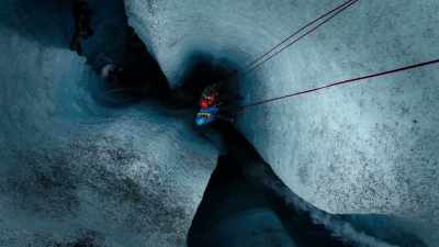 Now, dangling over a bottomless pit
isn't exactly my bag, - Welcome to Earth