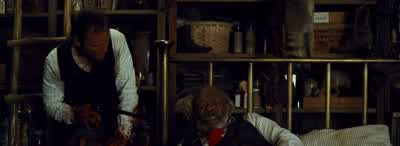 Now do you have any reason why you'd want to interferewith me saving my sister from a hangman's ropeNo You don'tNo I don't You sure you don'tI mean we did just kill minnie and sweet DaveYou and sweet Dave seemed pretty chummy over hereI just met these - The Hateful Eight