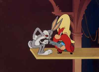 Now, you dog-blasted, ornery, - The Looney, Looney, Looney Bugs Bunny Movie