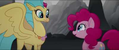 Now, don't get too excited.
He's just talking about us. - My Little Pony: The Movie