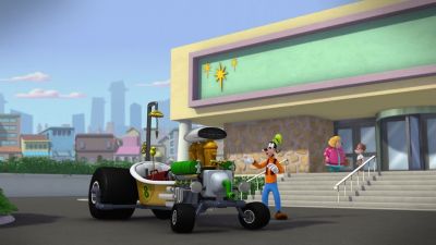         Now don't you go
 anywhere without me, Tubster. - Mickey and the Roadster Racers