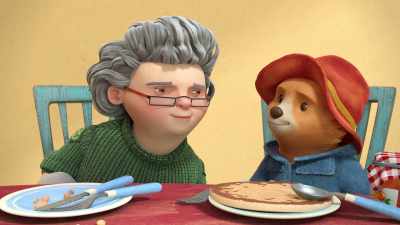 Now,
eat your pancake you messy cub! - The Adventures of Paddington