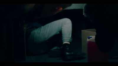 Now feel the wall, hide yourself behind the bags. - Years and Years