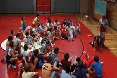 Now, fellas, if a
Columbia wrestler - Vision Quest