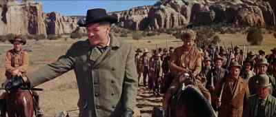 Now, you finally got here, did ya? - The Hallelujah Trail