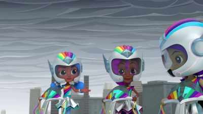 Now we find Preston Praxton
and get him to clean up his mess. - Rainbow Rangers