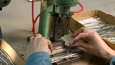 NOW FOR THE ARMS THAT ATTACH
TO THE EYE FRAMES ON ONE END - How It's Made