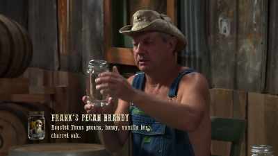 -Now, frank's the pecan.
-Nice, pretty, clear jar. - Moonshiners: Master Distiller