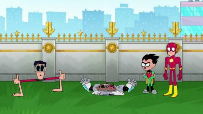 Now, get under there and win! - Teen Titans Go!