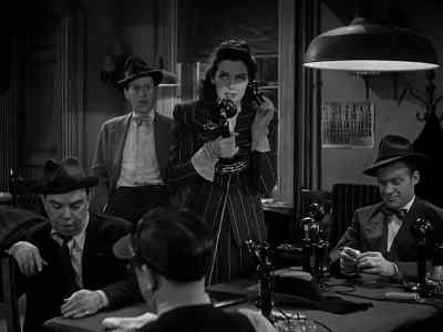 Now get this you double crossing chimpanzee - His Girl Friday