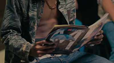 Now this guy reading
the magazine here, - Mope