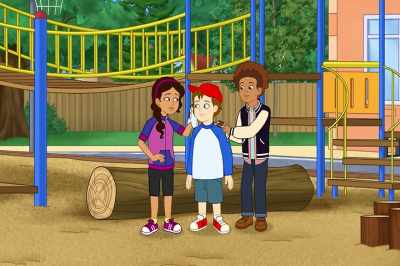 Now we have to get Ralphie
to home base without getting tagged. - The Magic School Bus Rides Again