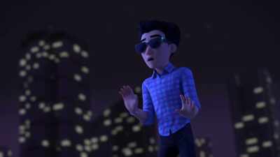 -Now you have to, like,
like, bend backwards - Abominable and the Invisible City