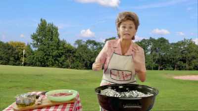 Now, before heating up
your charcoal, - At Home with Amy Sedaris