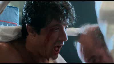 Now he's worried You cut himYou see you see He's not a machine He's a man - Rocky IV