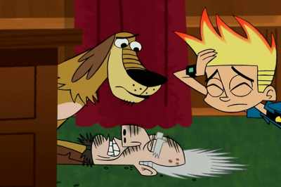 Now how am I gonna
help the Ice Pigs? - Johnny Test