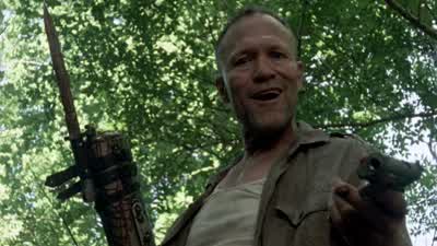 Now, how's about a big hug for your old pal Merle? - The Walking Dead