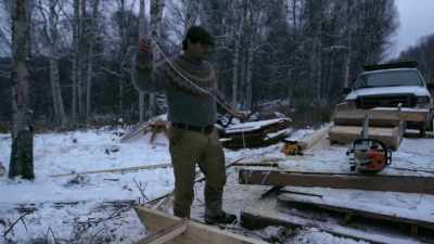 Now, I got everything
set up on this skid sled. - Life Below Zero: Next Generation
