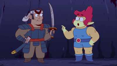 Now I hate to defeat
a Doom Worm and run, - ThunderCats Roar