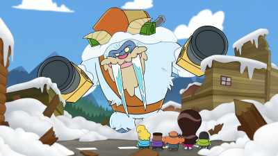 Now I have blizzard blast power,
which means ice guys finish first! - The Epic Tales of Captain Underpants