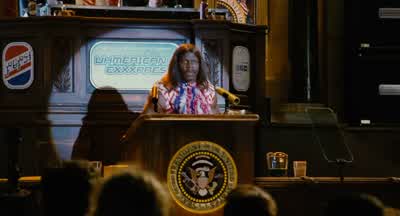Now I understand everyone's shit's emotional right nowbut listen upI got a three point plan to fix everythingMan Break it down CamachoNumber one we got this guy Not SureNumber two he's got a higher I Q than any man alive CheeringAnd number three he's - Idiocracy