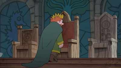 Now I would like to sit on my throne
and rule my kingdom, - Disenchantment