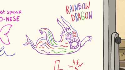 Now if we encounter a Rainbow Dragon,
the only way to stop it is - Exploding Kittens