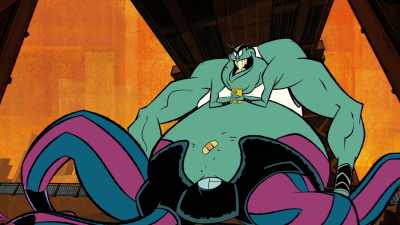 Now I'll go down in history
as the one who took down - Marvel's Moon Girl and Devil Dinosaur
