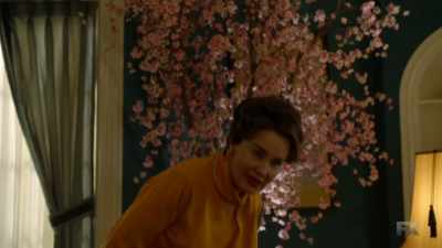 Now i'm going out
as a dowdy matron? - FEUD