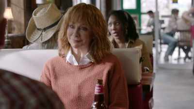 Now, I'm having my secretary
send over - Reba McEntire's The Hammer