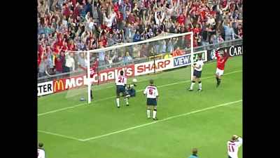 Now into his stride.
Teases Phillips, - Fever Pitch: The Rise of the Premier League