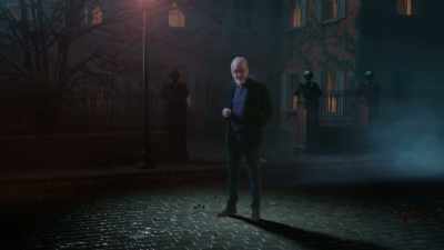 Now, this is true of the three
haunting stories - True Terror with Robert Englund