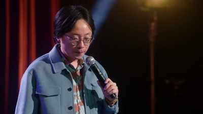 Now it's a concrete
windowless tunnel with guards - Jimmy O. Yang: Guess How Much?