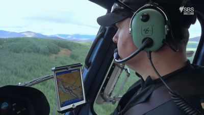 Now it's by-passed by the A9, - Scotland from the Sky