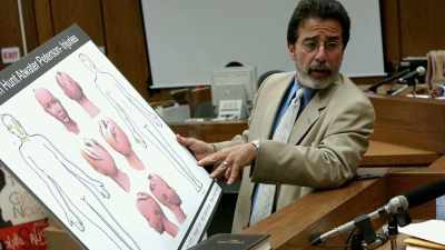 Now it's David Rudolf's turn
to get up and cross-examine - An American Murder Mystery: The Staircase
