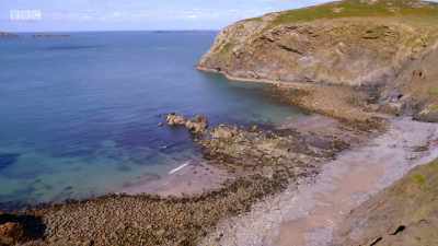 Now it's late August, its remote
beaches are drawing a crowd. - Wales: Land of the Wild
