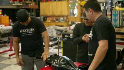 Now, it's time
to get it into 'the 56. - Shorty's Dream Shop