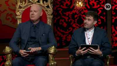 Now, Julia, you had a helmet
on, - Taskmaster
