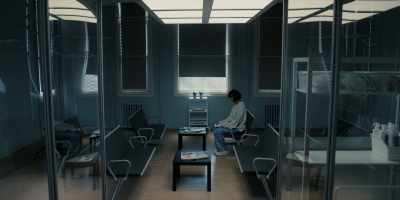 -Now just wait through here,
Mrs. Saunders. - The Midwich Cuckoos